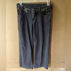 Aeropostale Low Rise Wide Leg Jeans